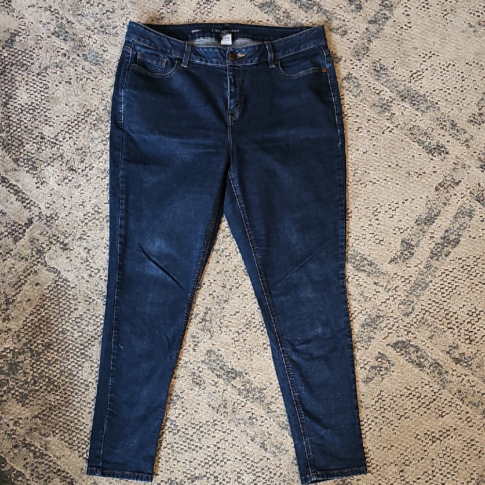 Lane Bryant Dark Indigo Stretch Skinny Jeans